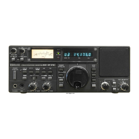 Icom IC-R70 User manual