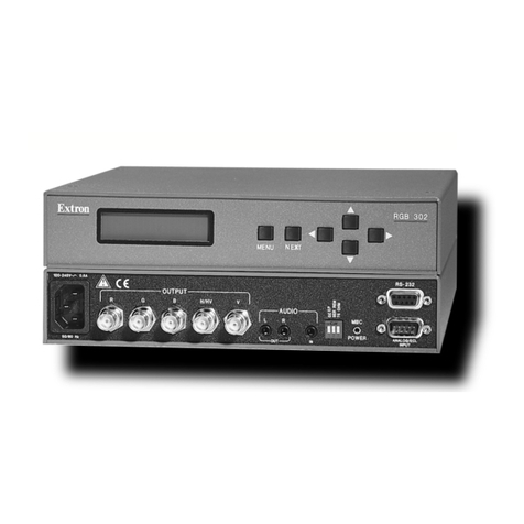 Extron electronics RGB 304 User manual