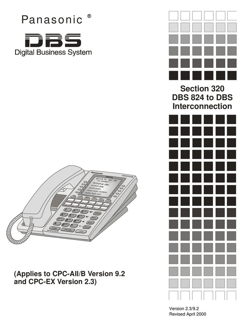Panasonic DBS 824 manual&nbsp;