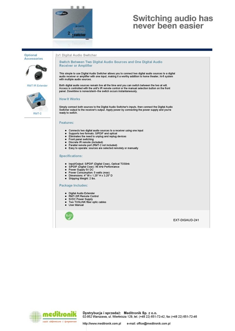 Gefen EXT-DIGAUD-241 User manual
