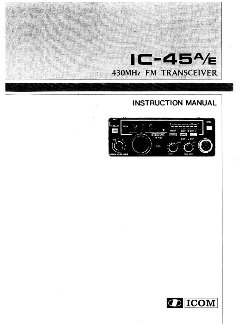 Icom IC-45A User manual