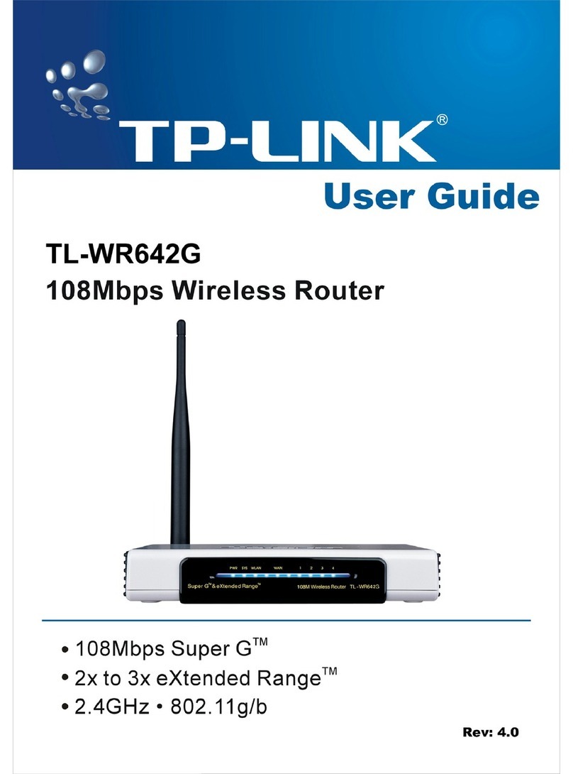 TP-Link TL-WR642G - Wireless Router user guide