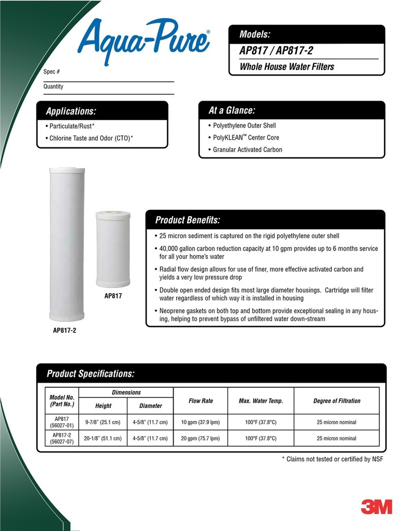 3M Aqua-Pure AP817 User manual