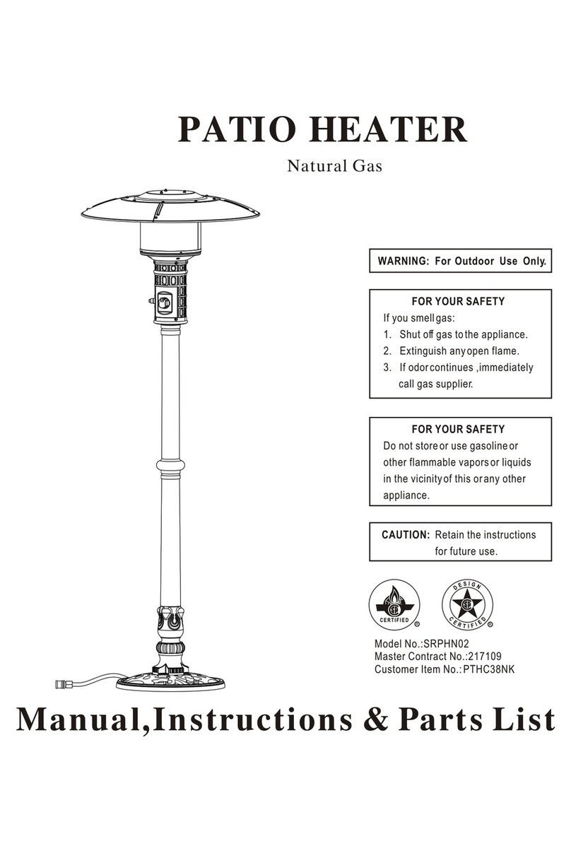Shinerich SRPHN02 Manual,instructions & parts list