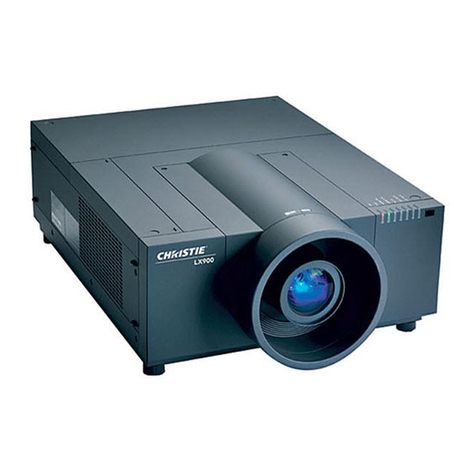 Christie LX900 User manual