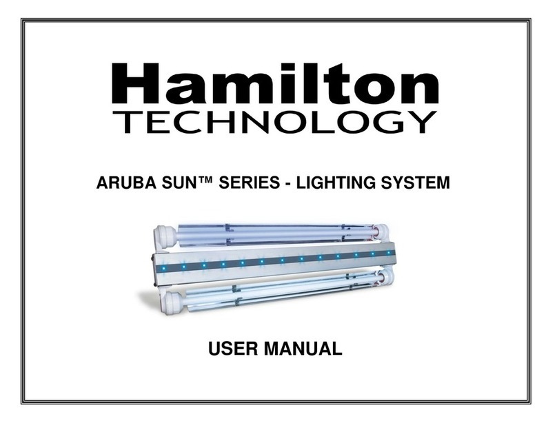 Hamilton Technology Aruba Sun Series user manual Hamilton Technology Aruba Sun Series user manual