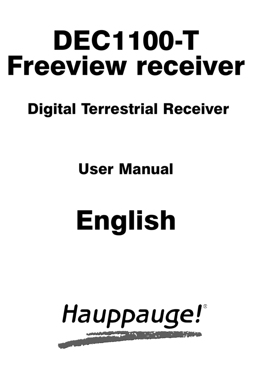 Hauppauge DEC1100-T User manual