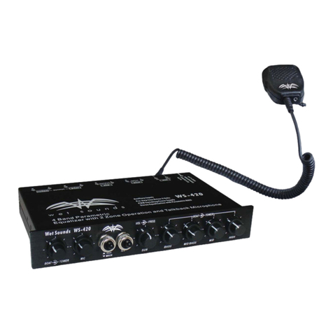 Wet Sounds WS 420 owner's manual