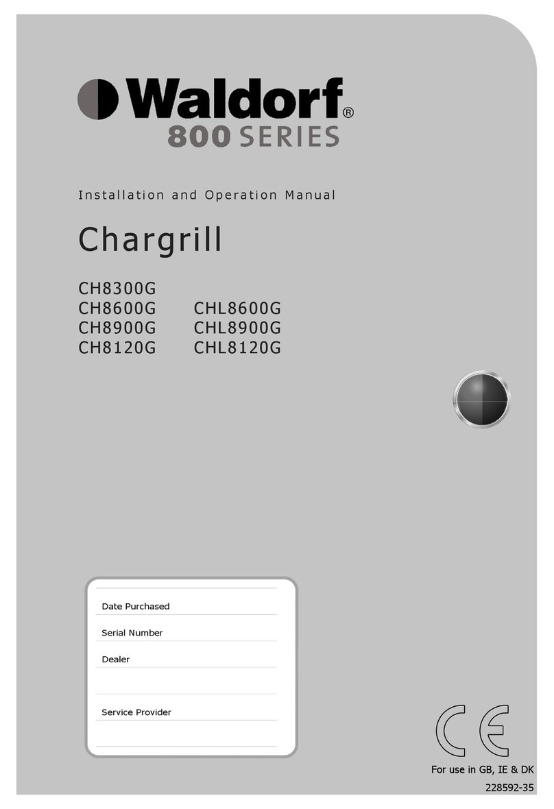 Waldorf CH8300G Operation manual