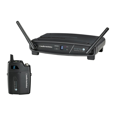 Audio Technica ATW-1101 Installation and operation Audio Technica ATW-1101 Installation and operation