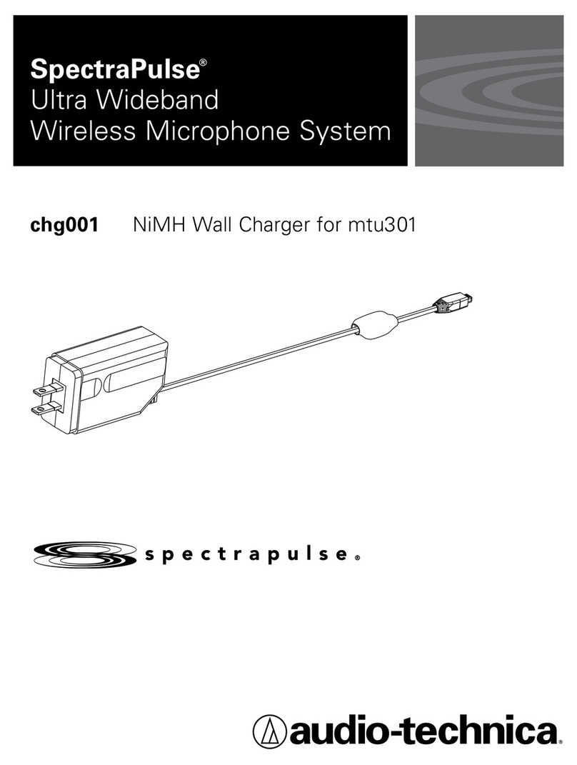 Audio Technica SpectraPulse chg001 User manual