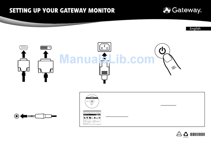 Gateway HX1901 User manual