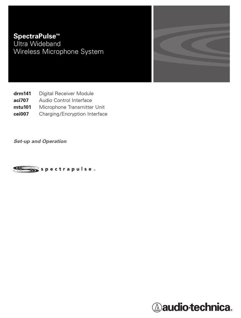 Audio Technica SpectraPulse drm141 Manual instruction Audio Technica SpectraPulse drm141 Manual instruction