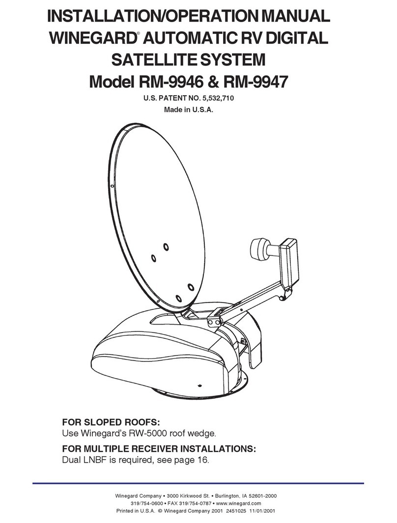 Winegard RM-9946 Installation & operation manual