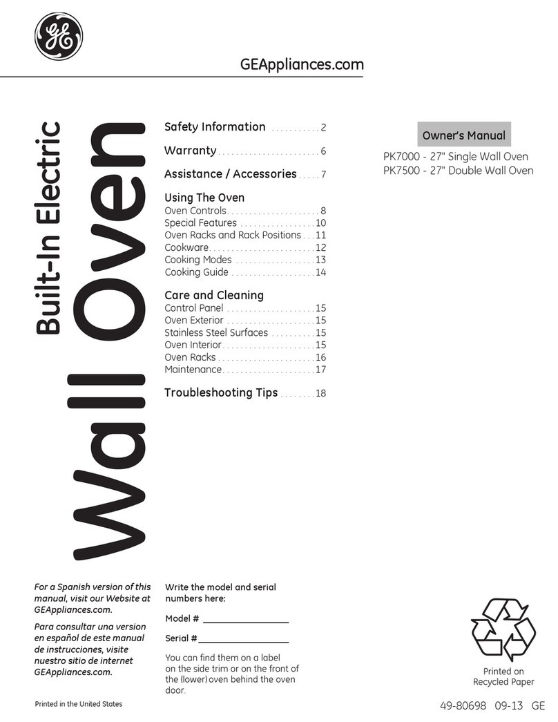 GE PK7000 User manual