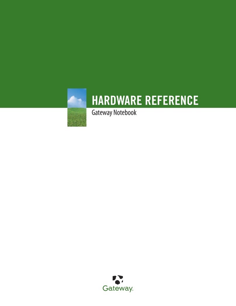 Gateway Notebook Hardware reference manual
