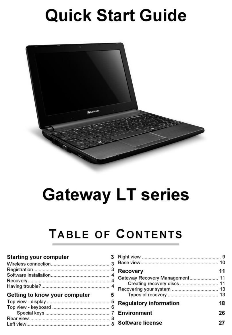 Gateway LT Series User manual