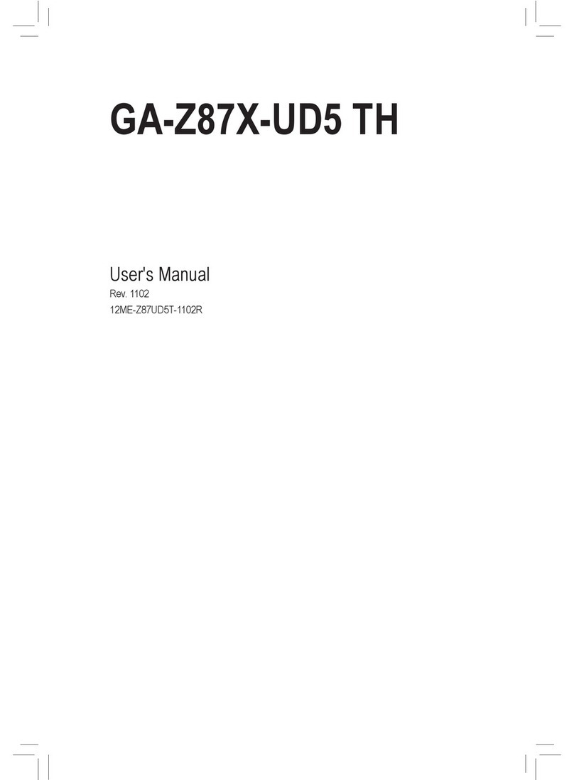Gigabyte GA-Z87X-UD5 TH user manual