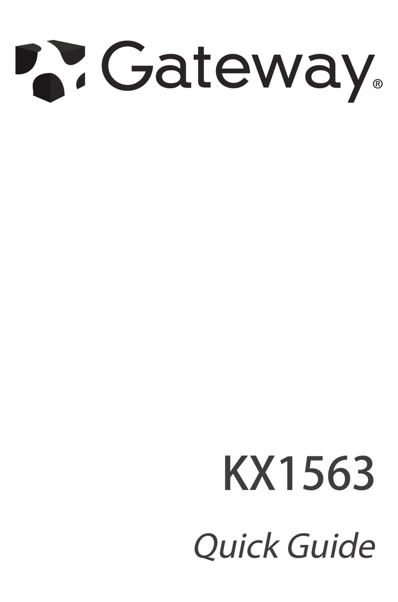 Gateway KX1563 quick guide