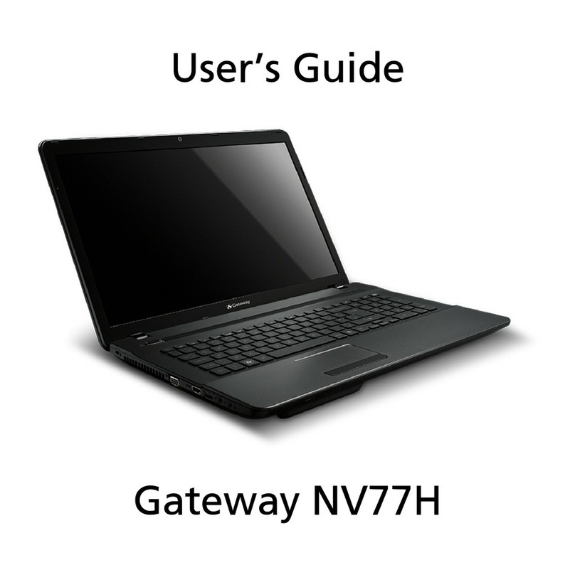 Gateway NV77H User manual