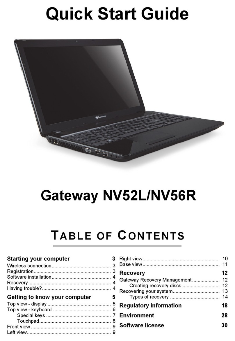 Gateway NV52L User manual