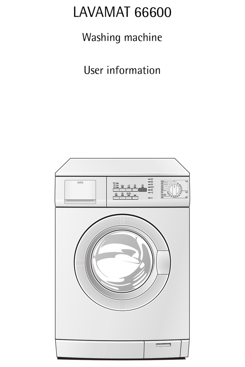 AEG Lavamat 66600 Operation manual