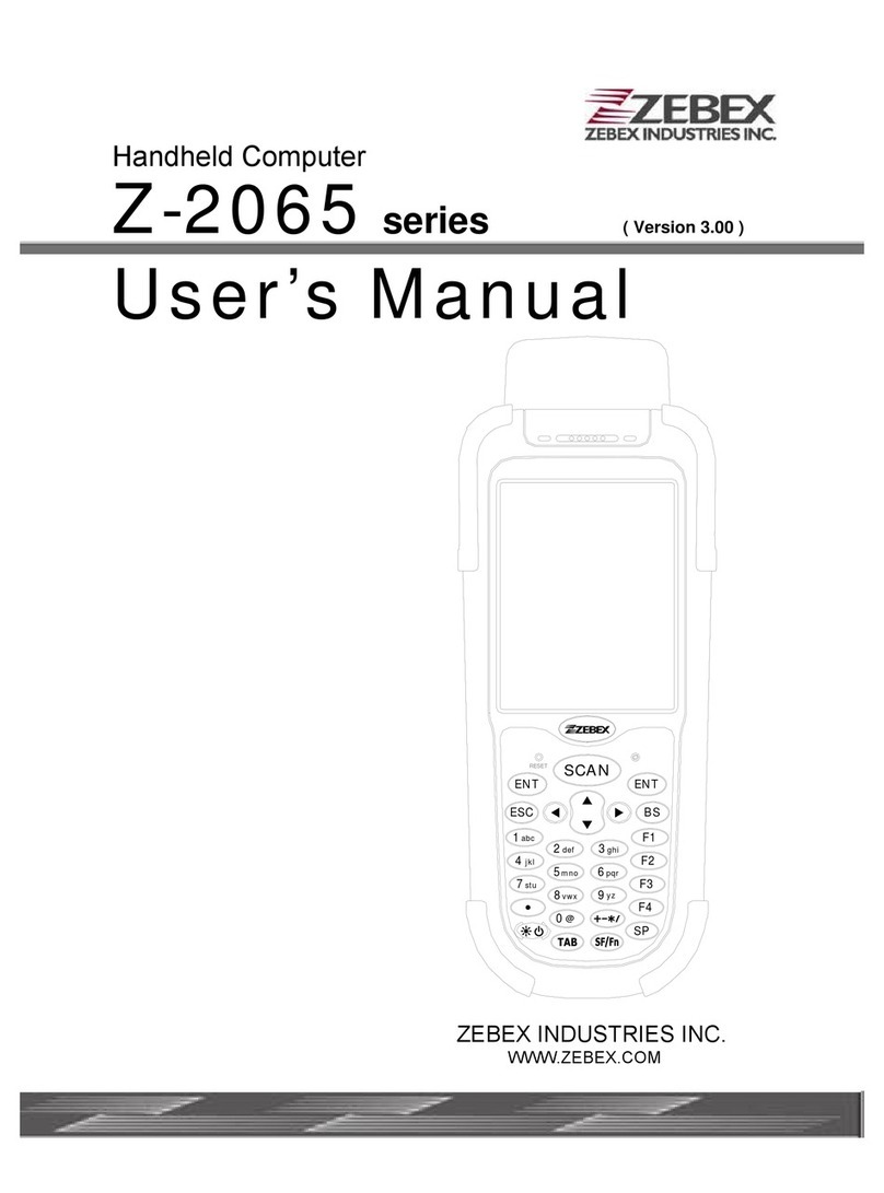 Zebex Z-2065 series User manual