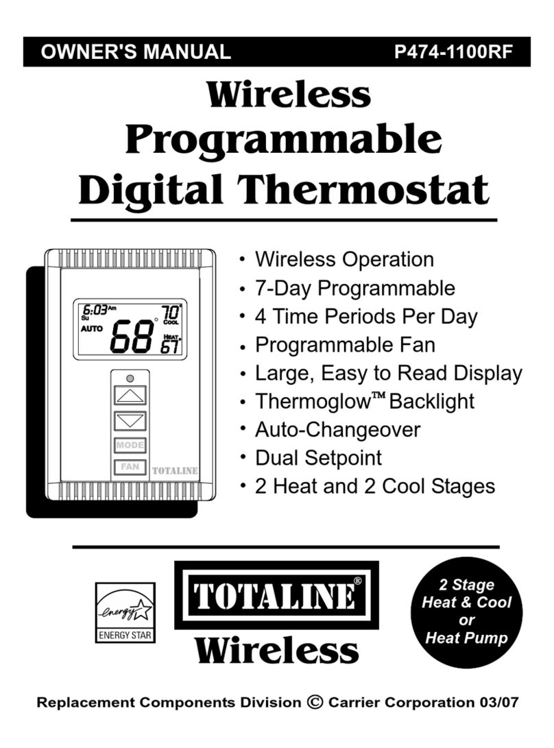 Venstar P474-1100RF User manual