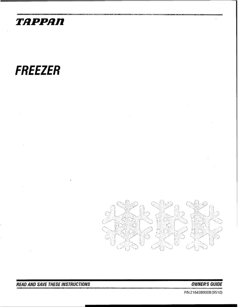 Tappan 216438900B User manual