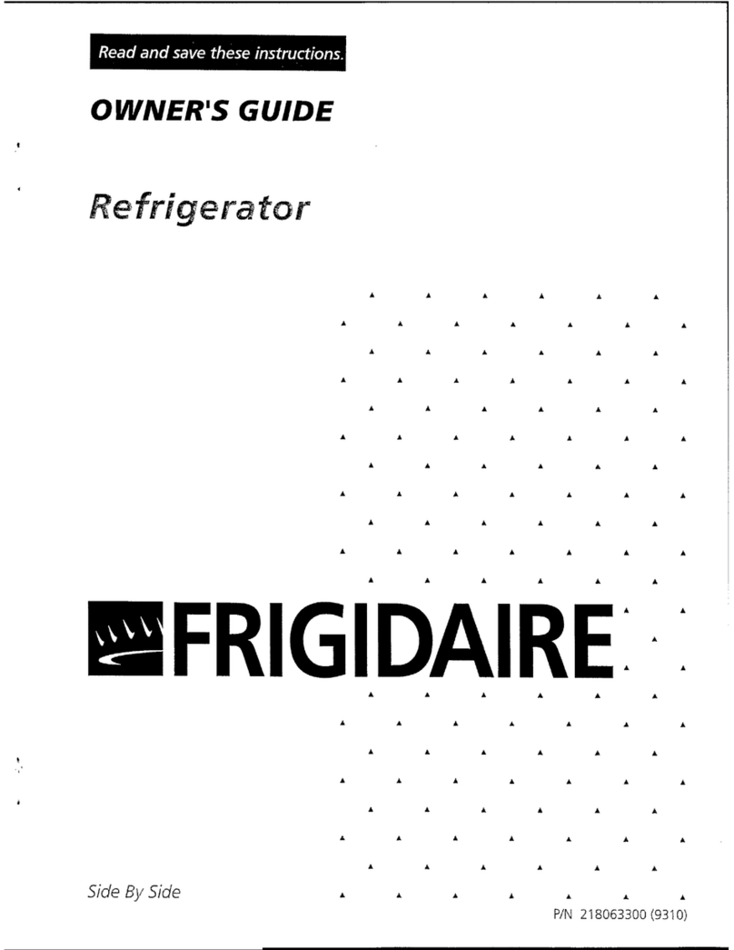 Frigidaire 218063300 User manual Frigidaire 218063300 User manual
