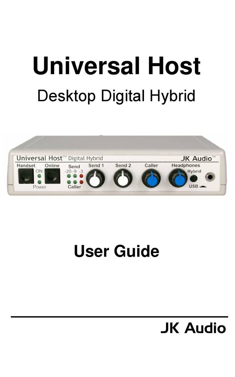 JK Audio Universal Host user guide