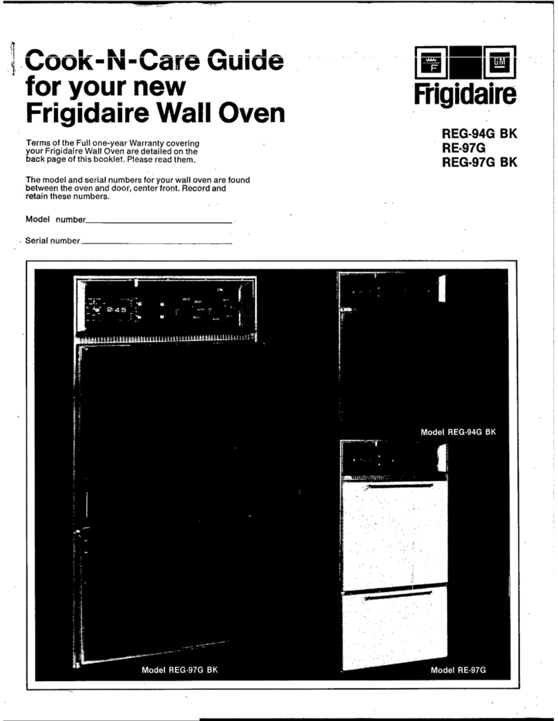 Frigidaire REG-94G BK User manual