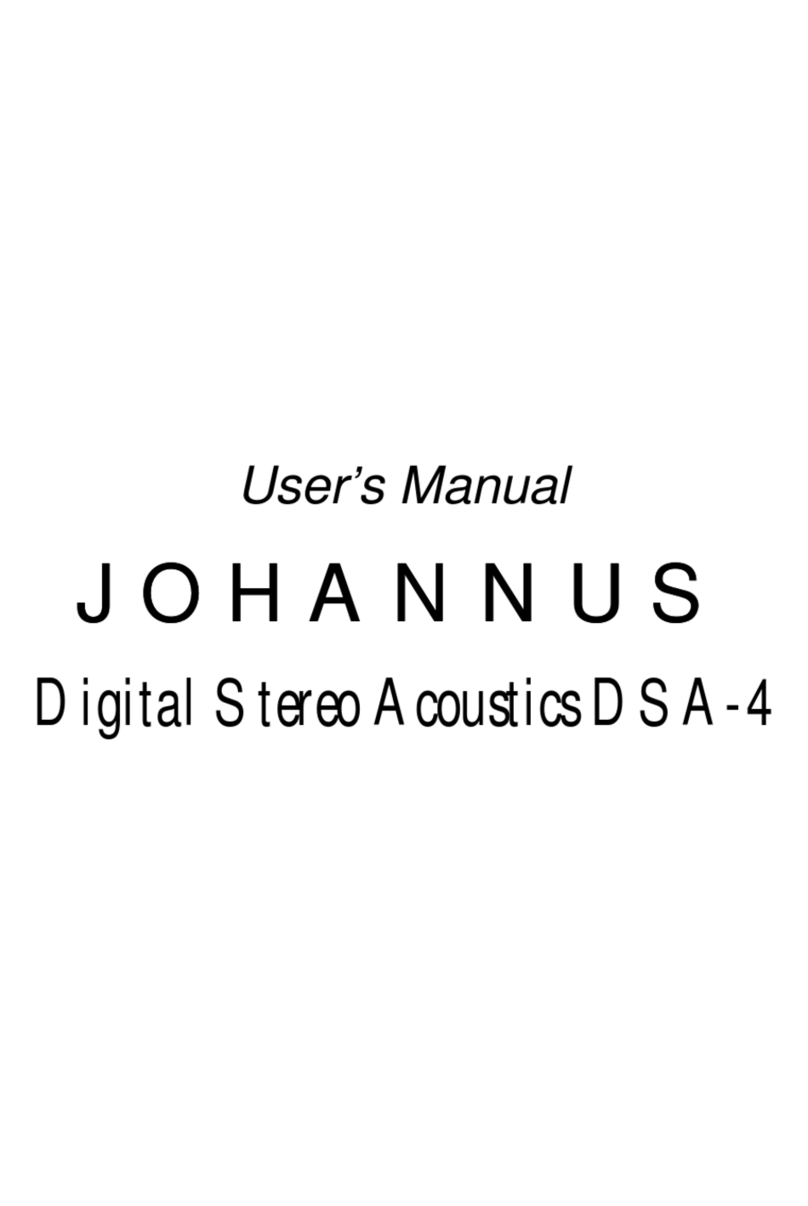 Johannus DSA-4 user manual