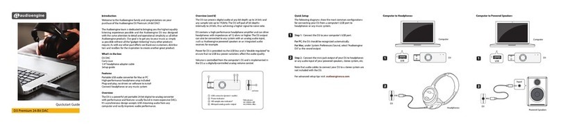 AudioEngine D3 User manual