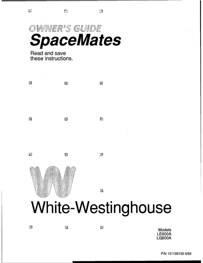 White-Westinghouse SpaceMates LE600A User manual