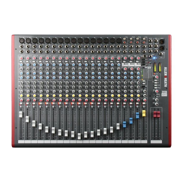 ALLEN & HEATH ZED 16 FX user guide
