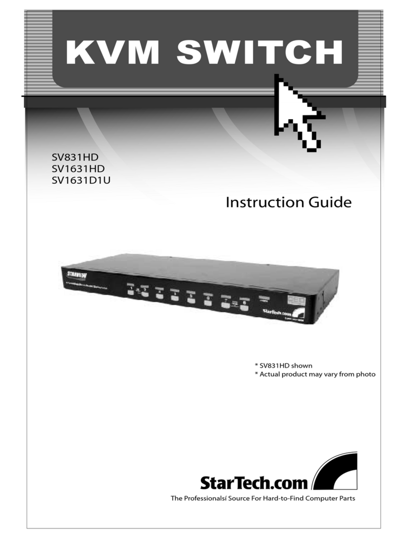 StarTech.com SV831HD Manual StarTech.com SV831HD Manual