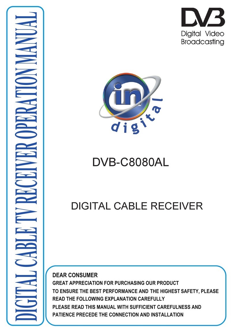 in digital DVB-C8080AL User manual