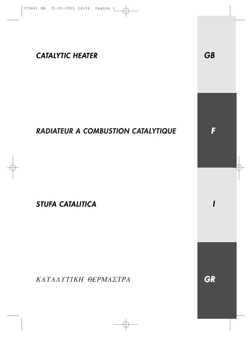 DeLonghi CATALYTIC HEATER user manual