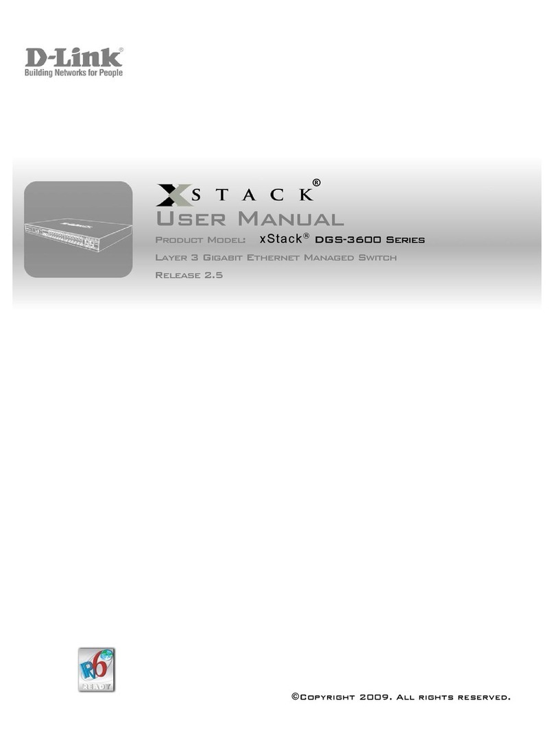 D-Link xStack DGS-3600 Series User manual