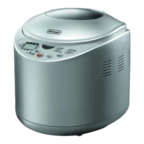 DeLonghi AUTOMATIC BREAD MAKER Instructions for use