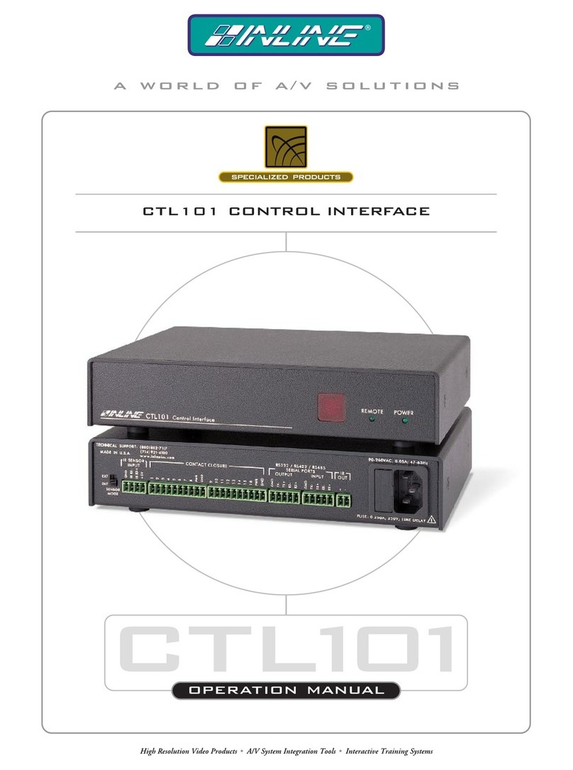 Inline CTL101 User manual Inline CTL101 User manual