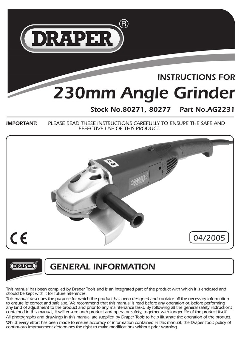 Draper AG2231 User manual Draper AG2231 User manual
