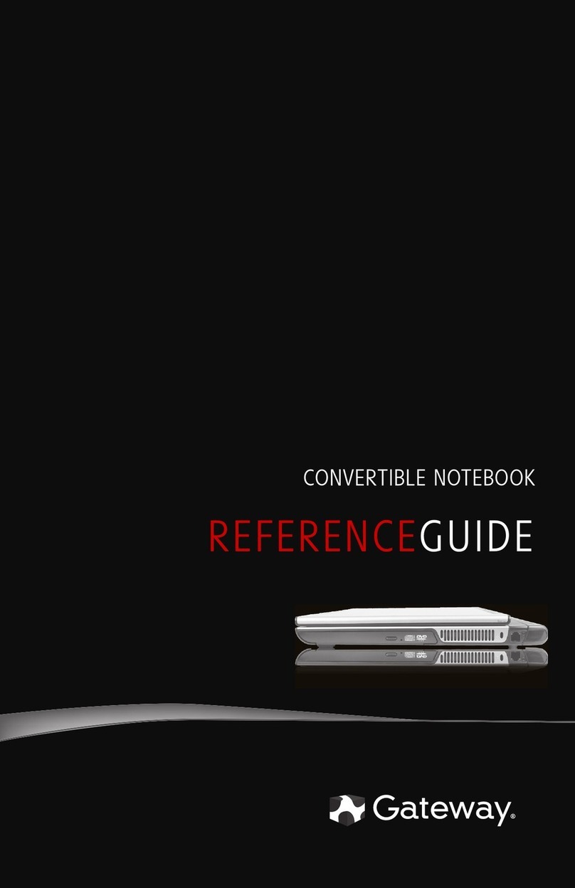 Gateway Convertible notebook User manual