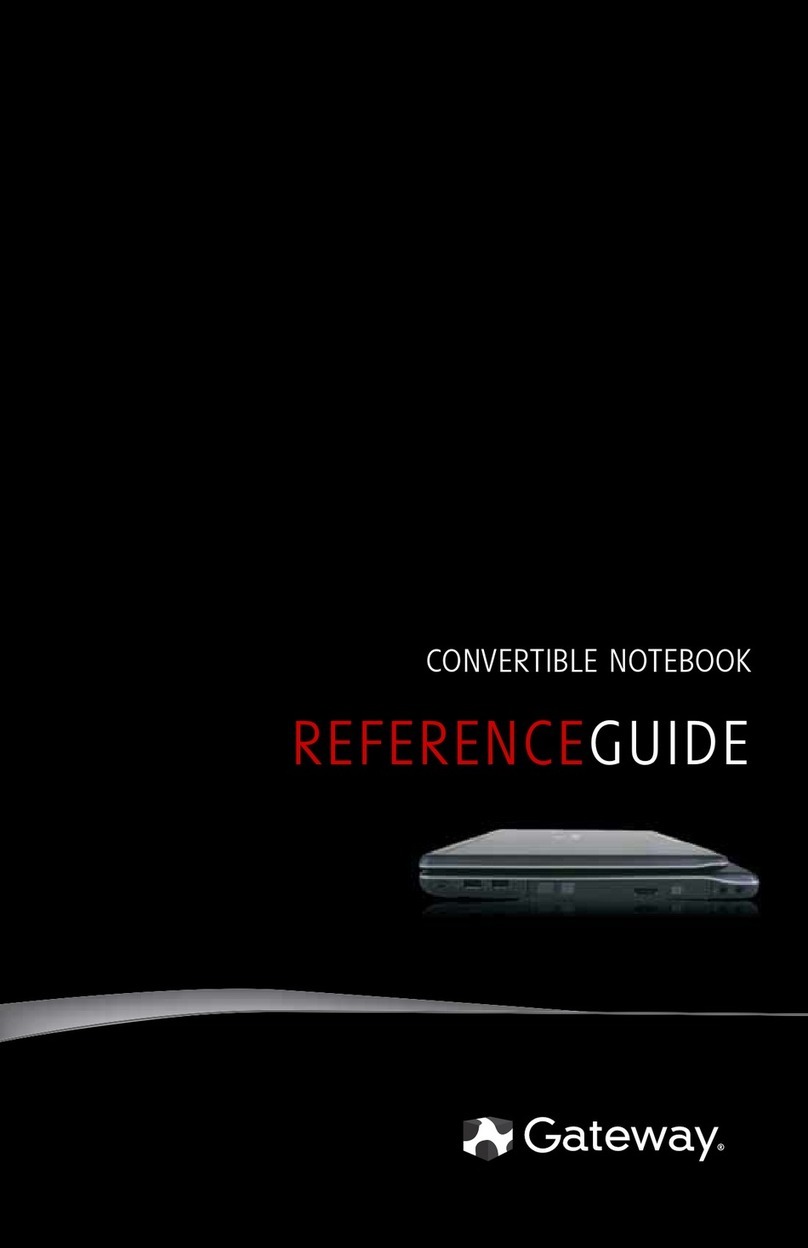 Gateway Convertible notebook User manual