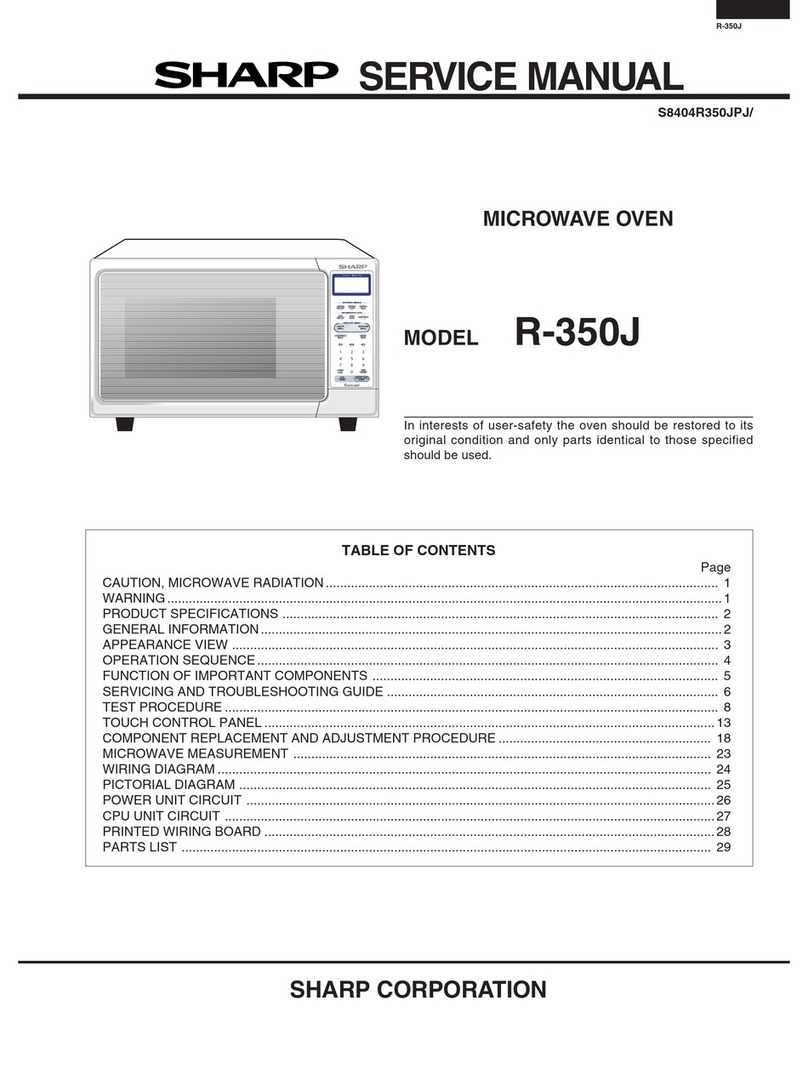 Sharp Carousel R-350J User manual