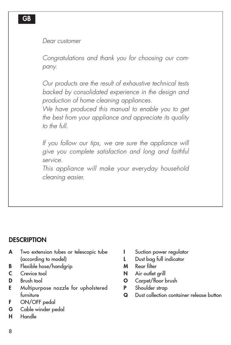 DeLonghi XTXS 160E user manual