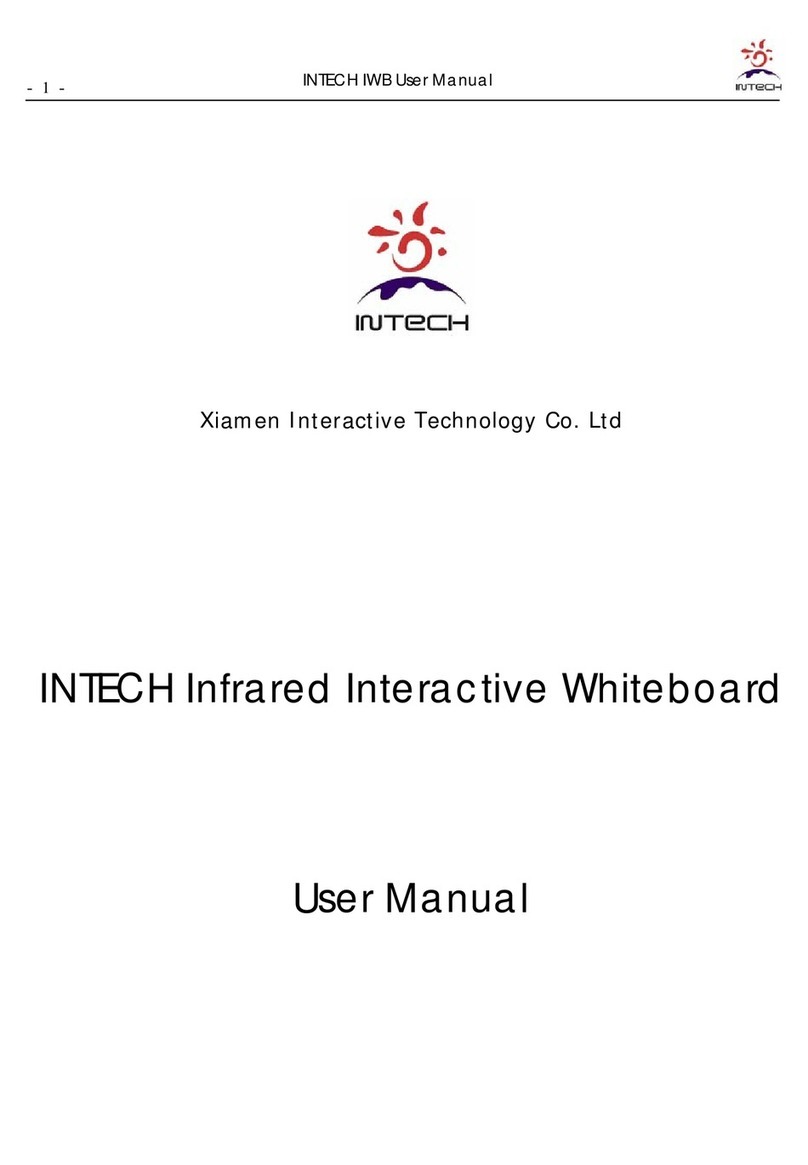Intech Infrared Interactive Whiteboard user manual