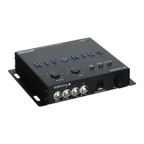 Hifonics BXiPRO1.0 operating instructions