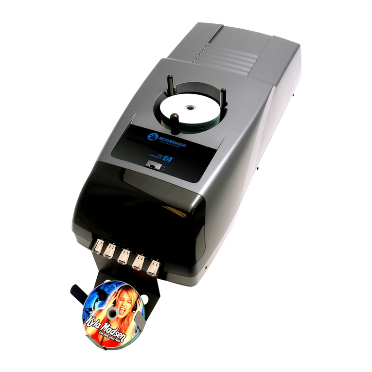 MicroBoards Technology GX Disc Printer User manual